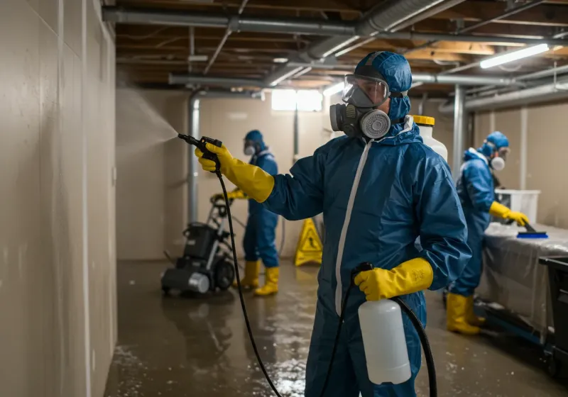 Basement Sanitization and Antimicrobial Treatment process in Alpaugh, CA